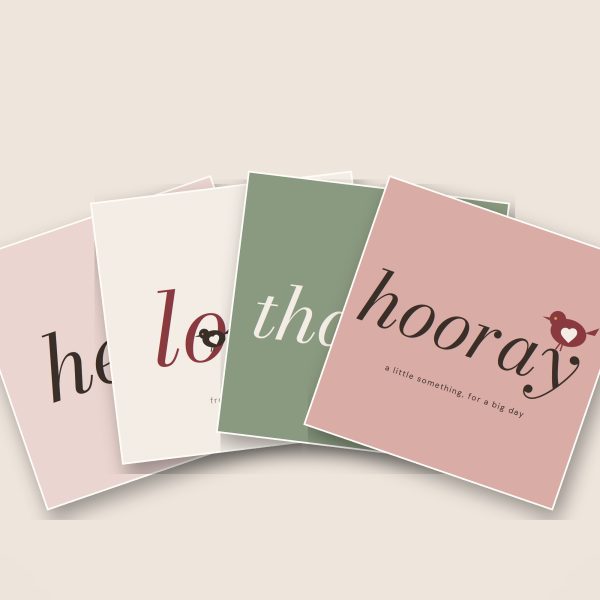 Pack of 4 cards